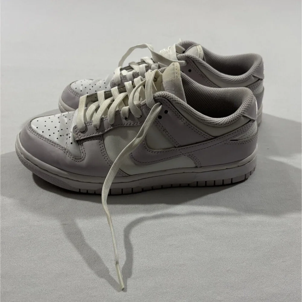Nike Womens Dunk Low DD1503-116 Purple White Lace Sneakers Venice Shoes Sz 6.5